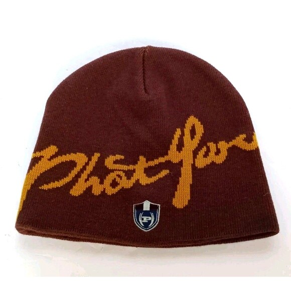 Phat Farm Beanie Burgundy Red Adult Unisex Embroidered - Picture 3 of 6